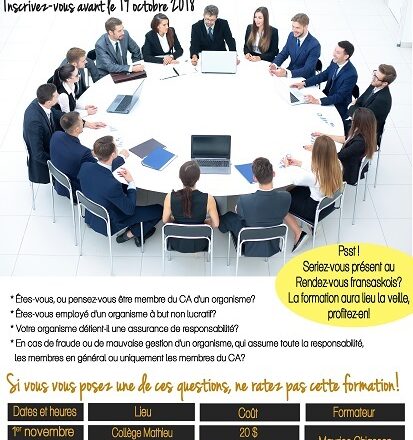 Formation en gouvernance