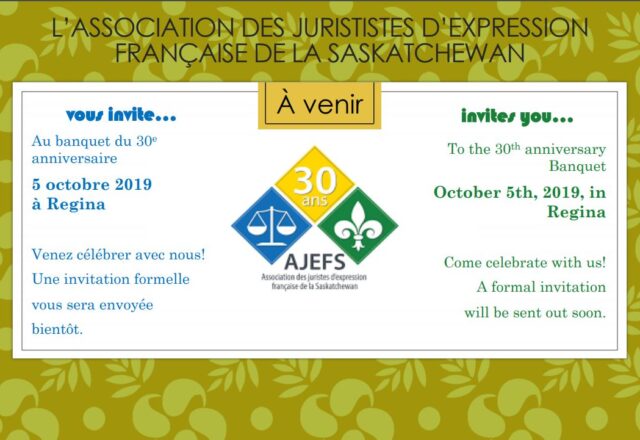Invitation au Banquet - AGA de l'AJEFS